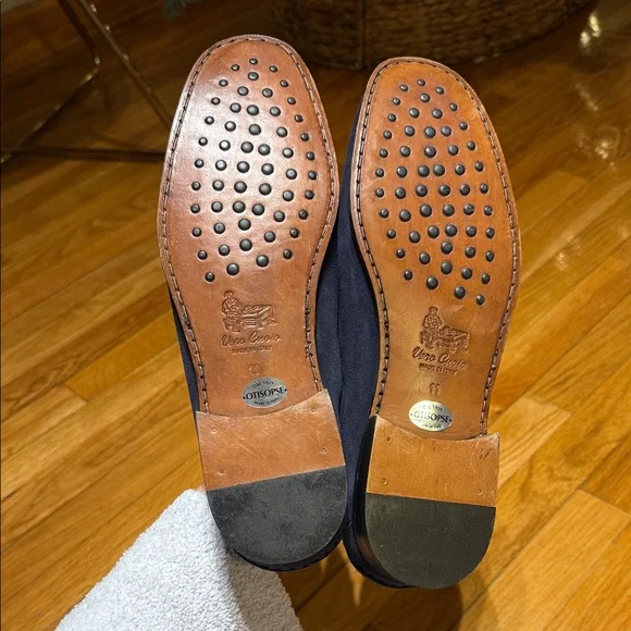 Vero Cuoio Men's Dark Blue Leather Loafers Size 11
MADE IN ITALY 🇮🇹 - Picture 3 of 6